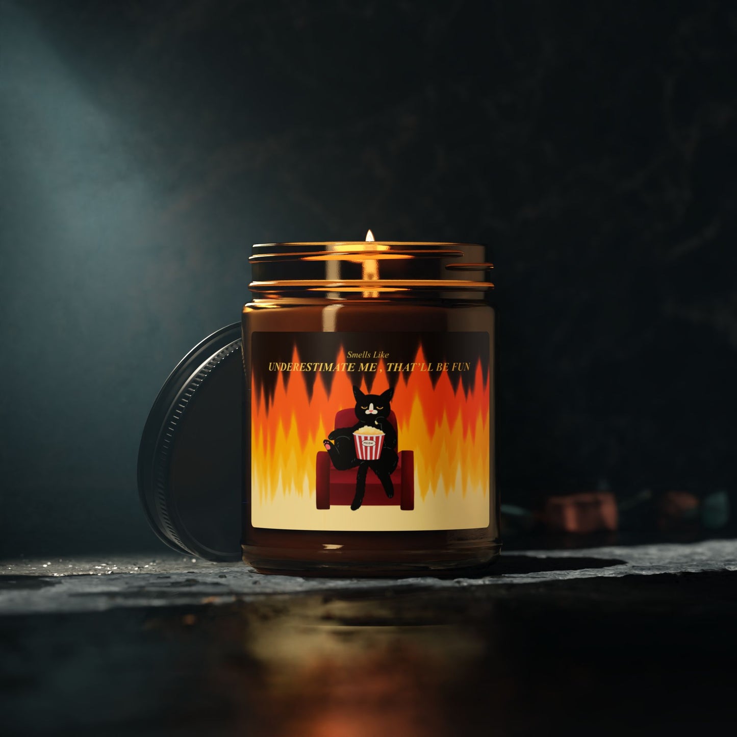 PowPow "Smells Like Underestimate Me, That’ll Be Fun" Scented Soy Candle