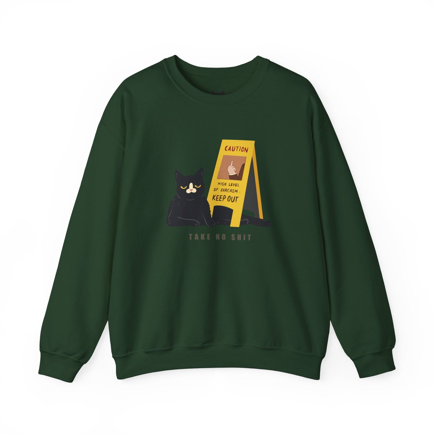 PowPow "Caution: High Level Of Sarcasm Detected, Keep Out" Sweatshirt