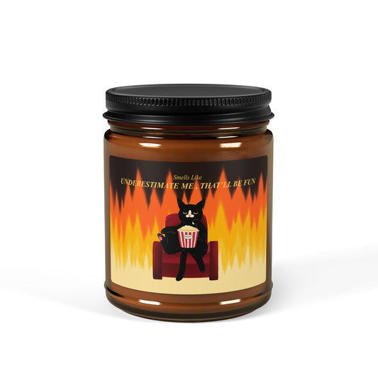 PowPow "Smells Like Underestimate Me, That’ll Be Fun" Scented Soy Candle
