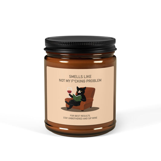 PowPow "Smells Like Not My F*cking Problem" Scented Soy Candle
