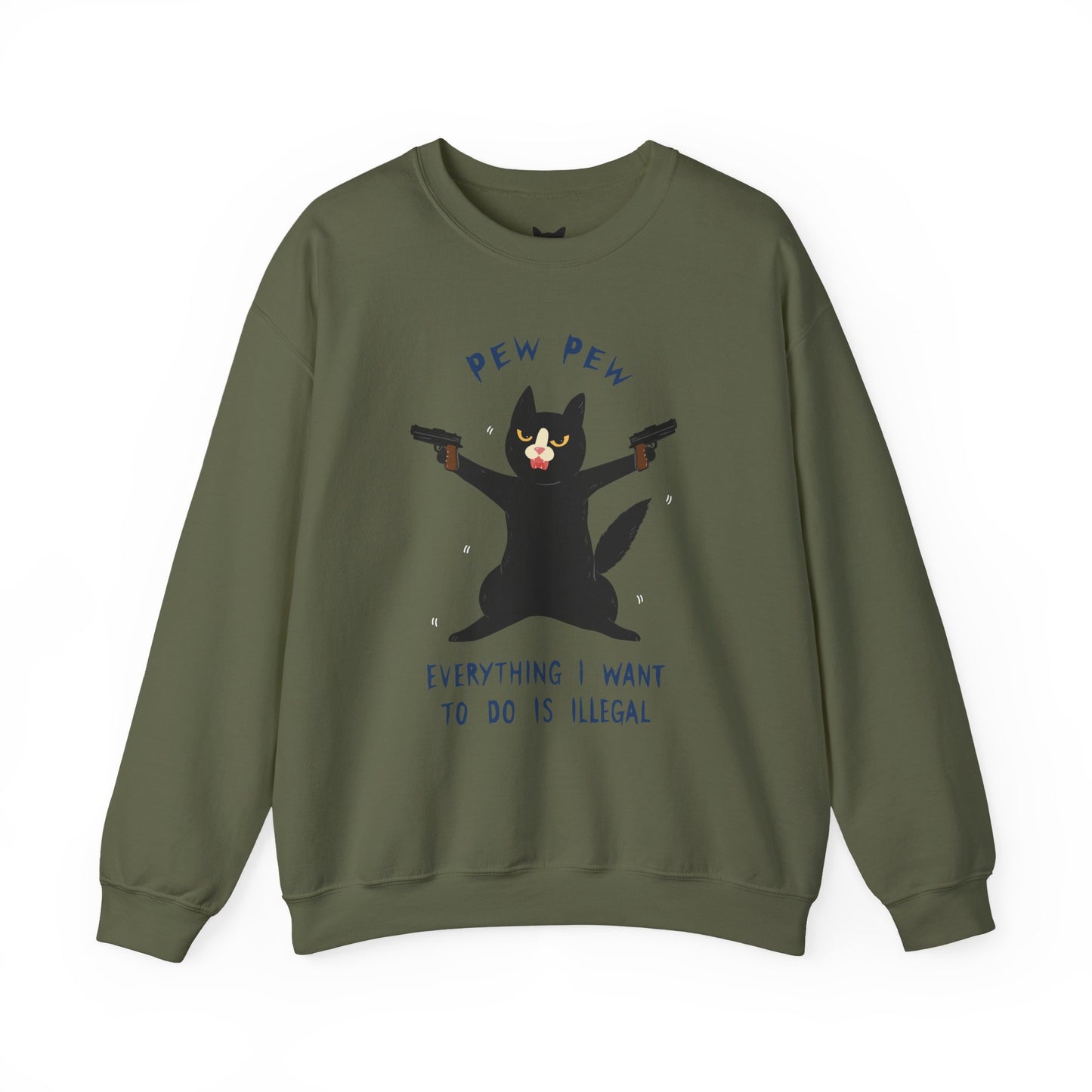 PowPow "Everything I Want To Do Is Illegal" Sweatshirt