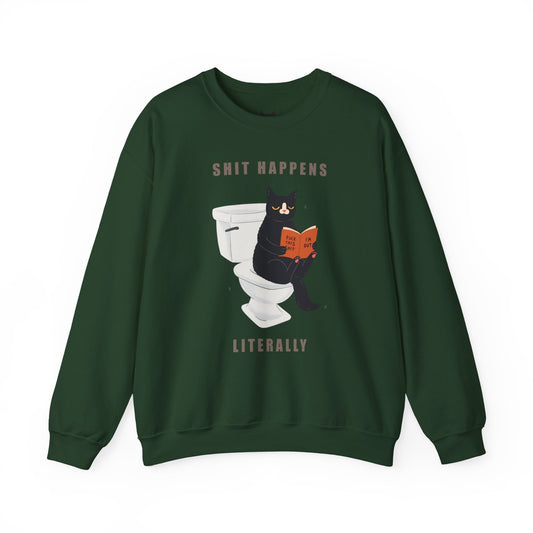 PowPow "Sh*t Happens, Literally" Sweatshirt